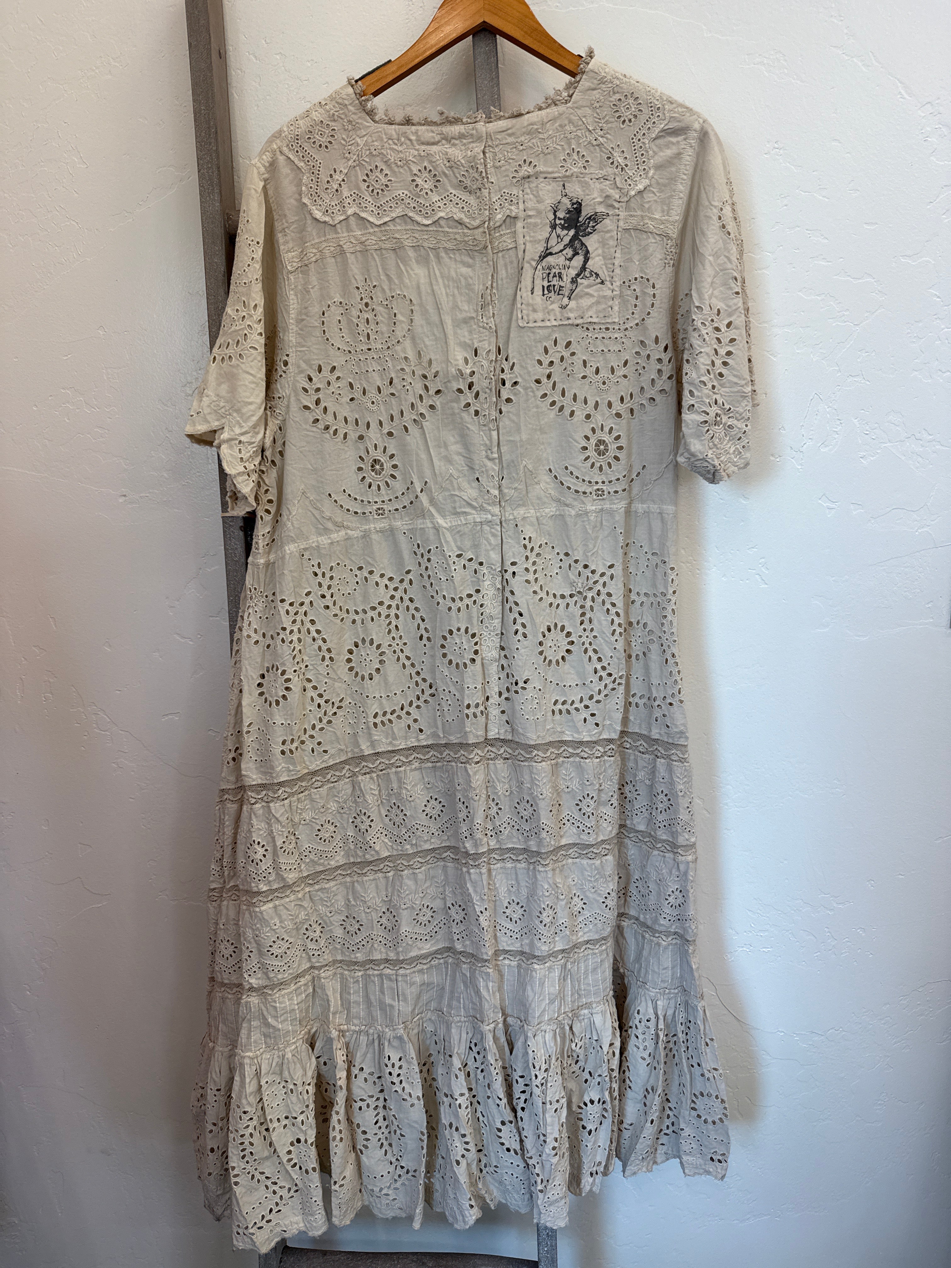 Eyelet heren dress