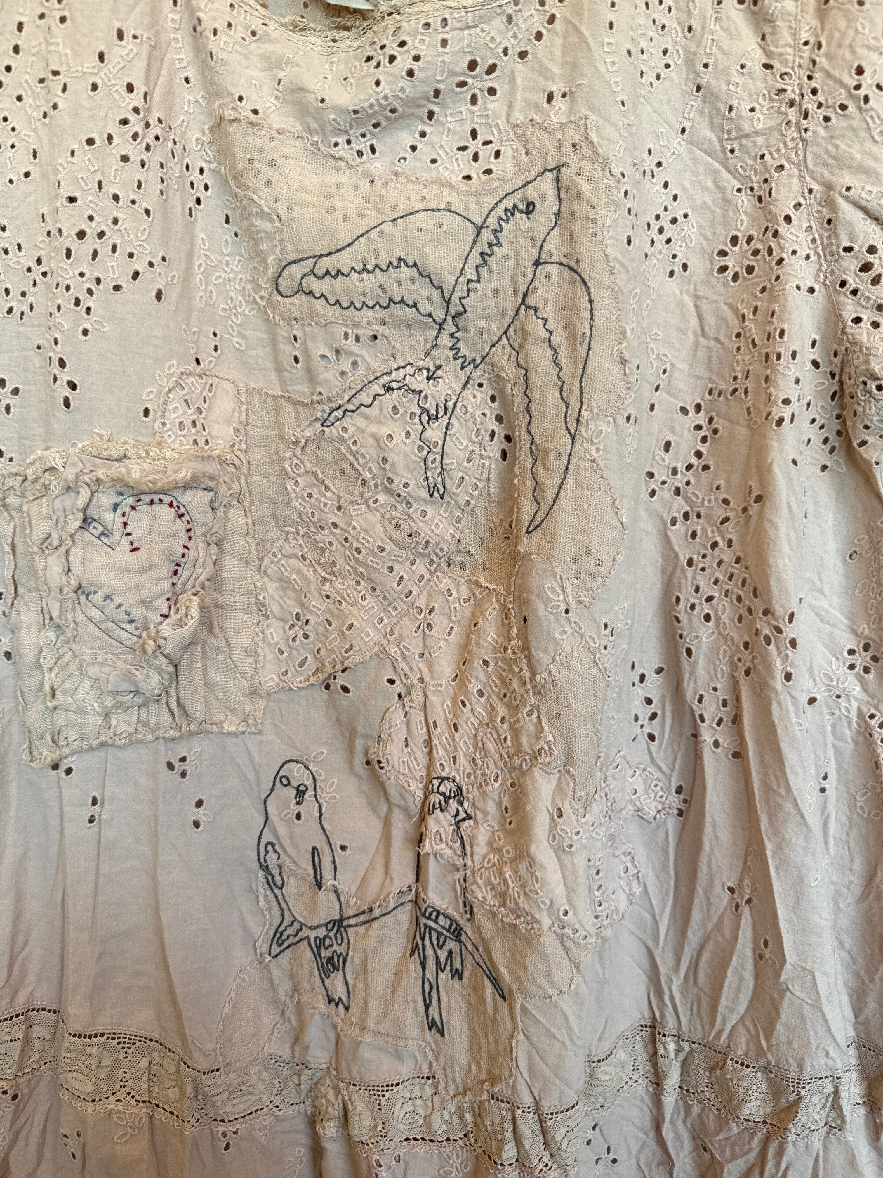 Eyelet vintage dress