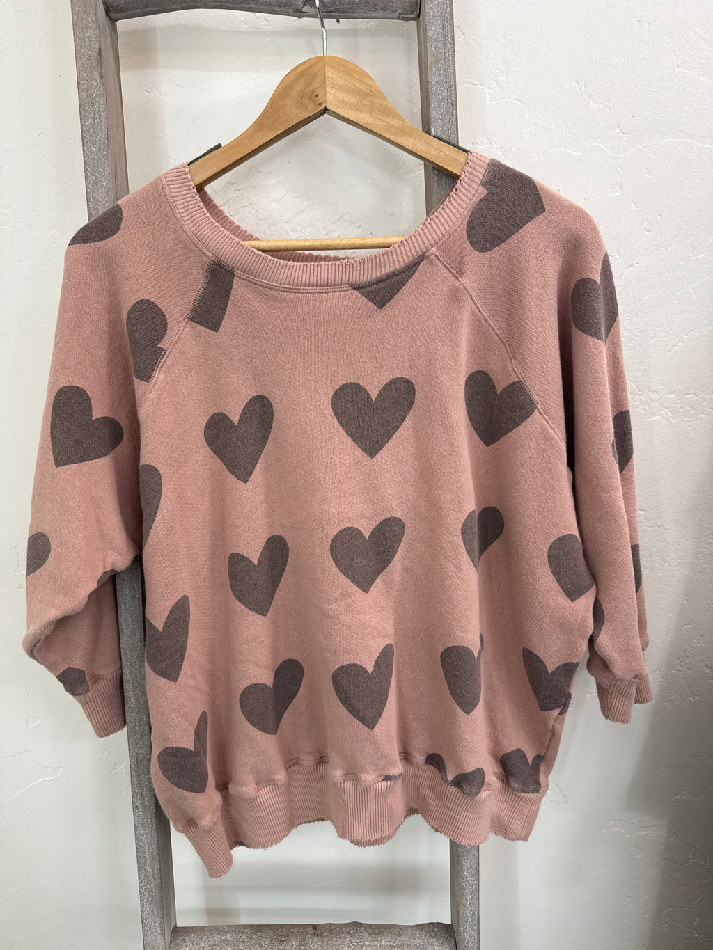 Top 1156 heart sweatshirt