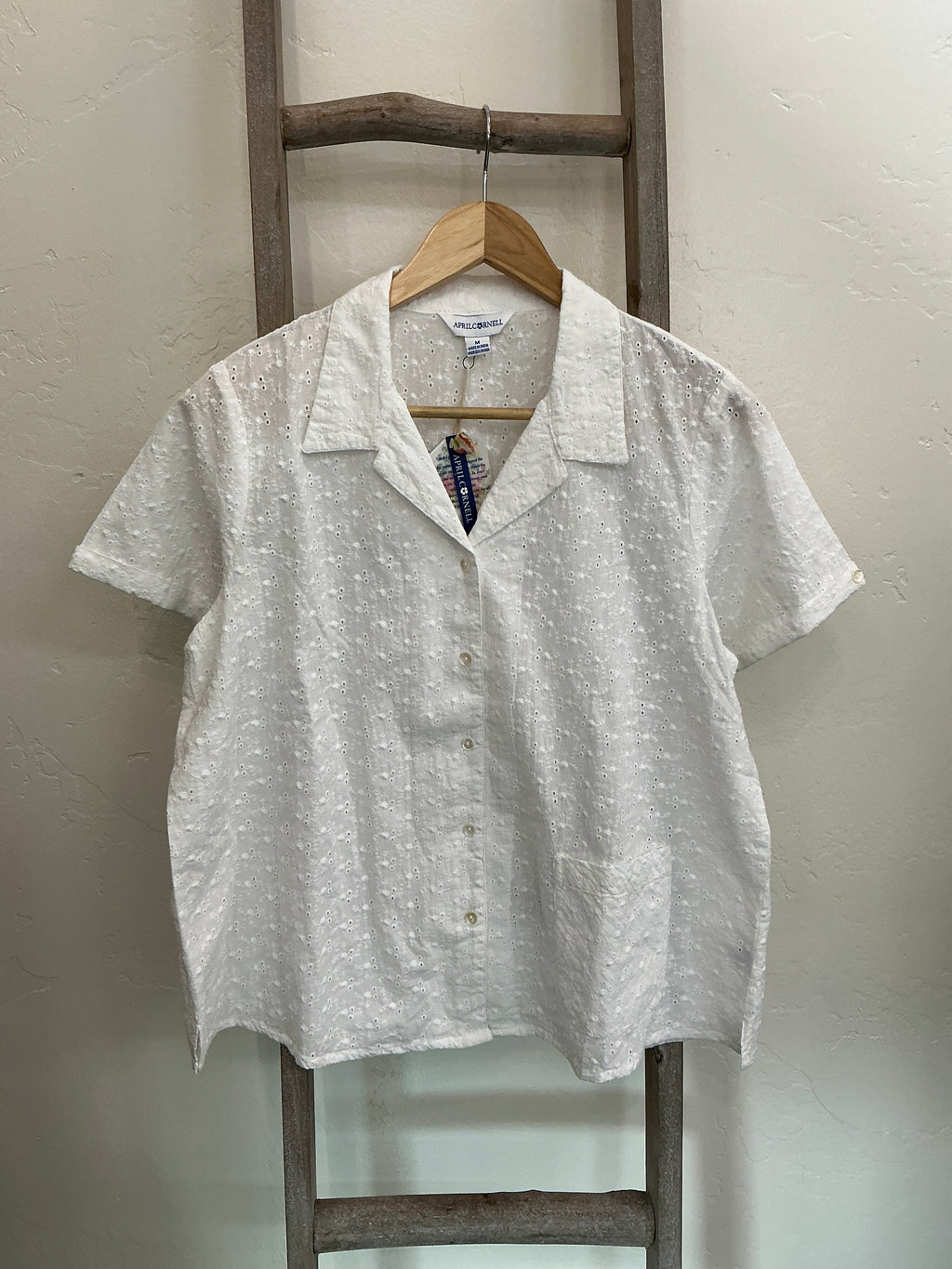 Kerry Eyelet Camp Blouse