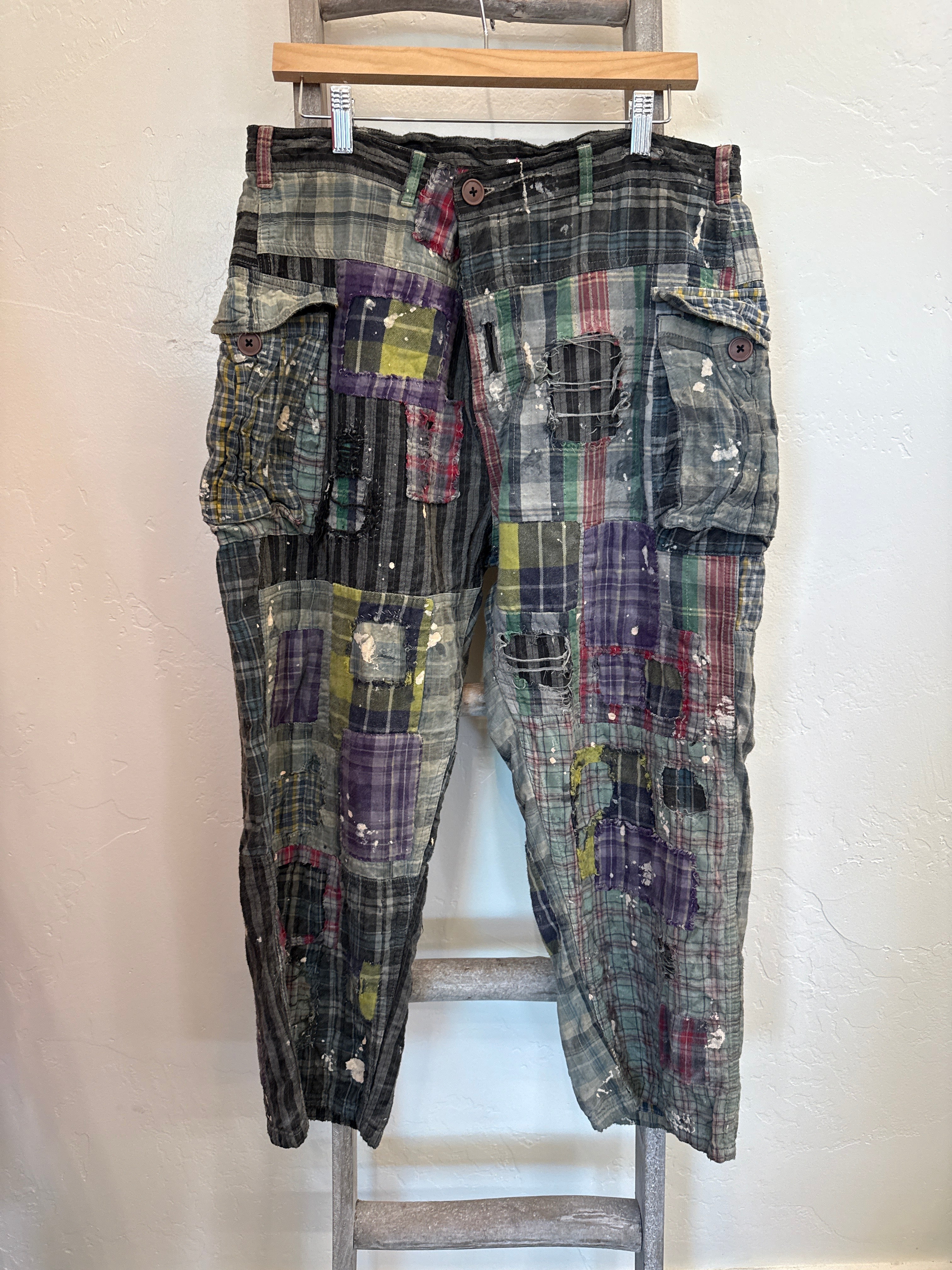 Oxford cargo pants
