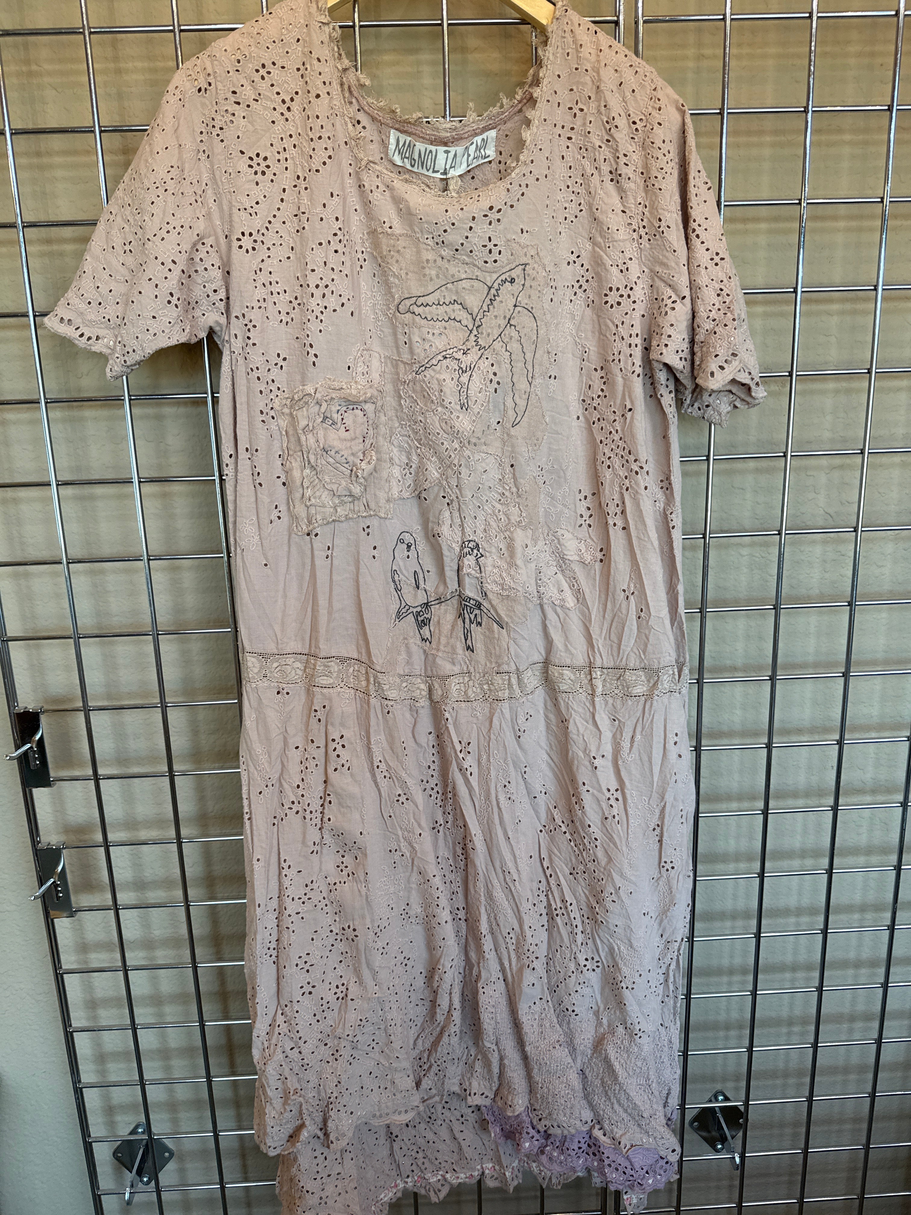 Eyelet vintage dress