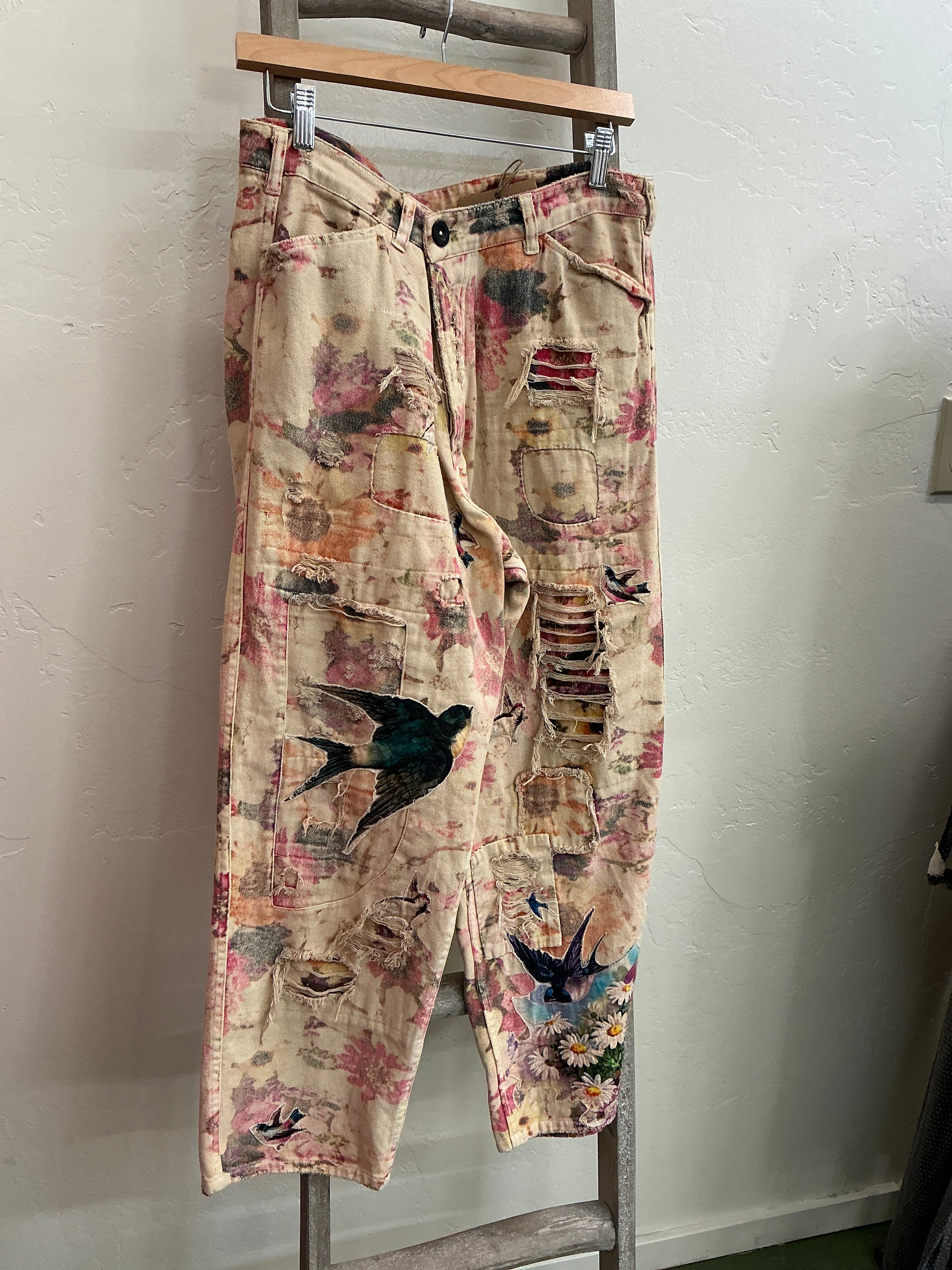 Printed Bobbie Trouser
