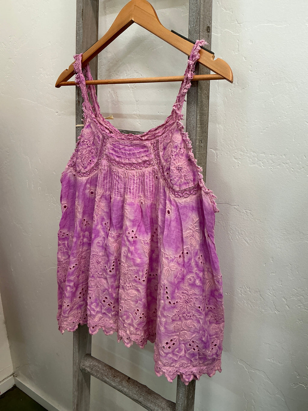 Eyelet Clementine Tank