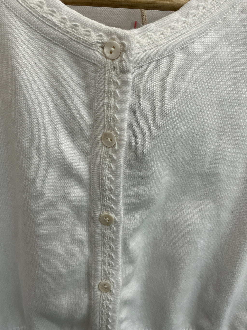 Jane Cropped Sweater white