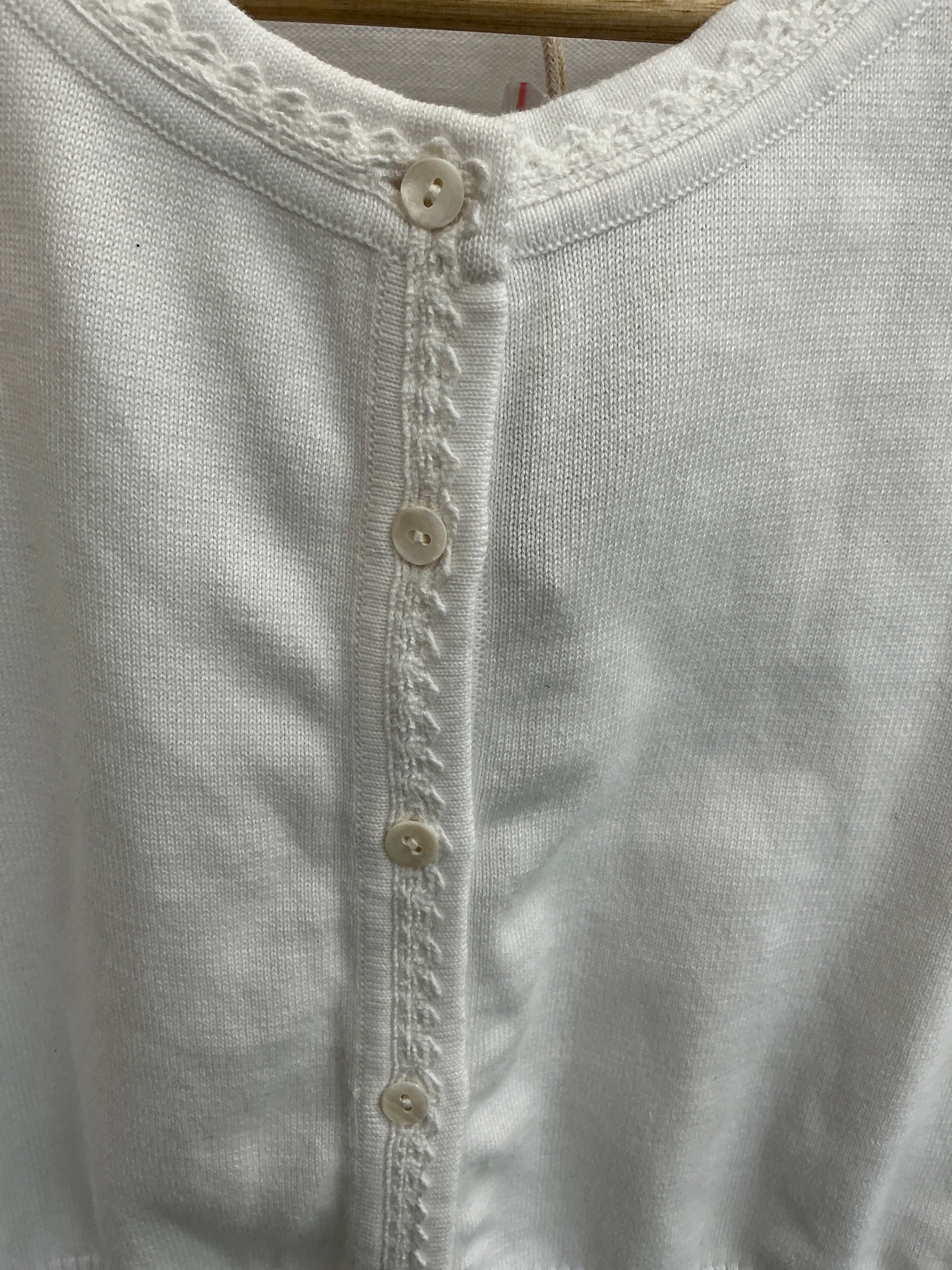 Jane Cropped Sweater white