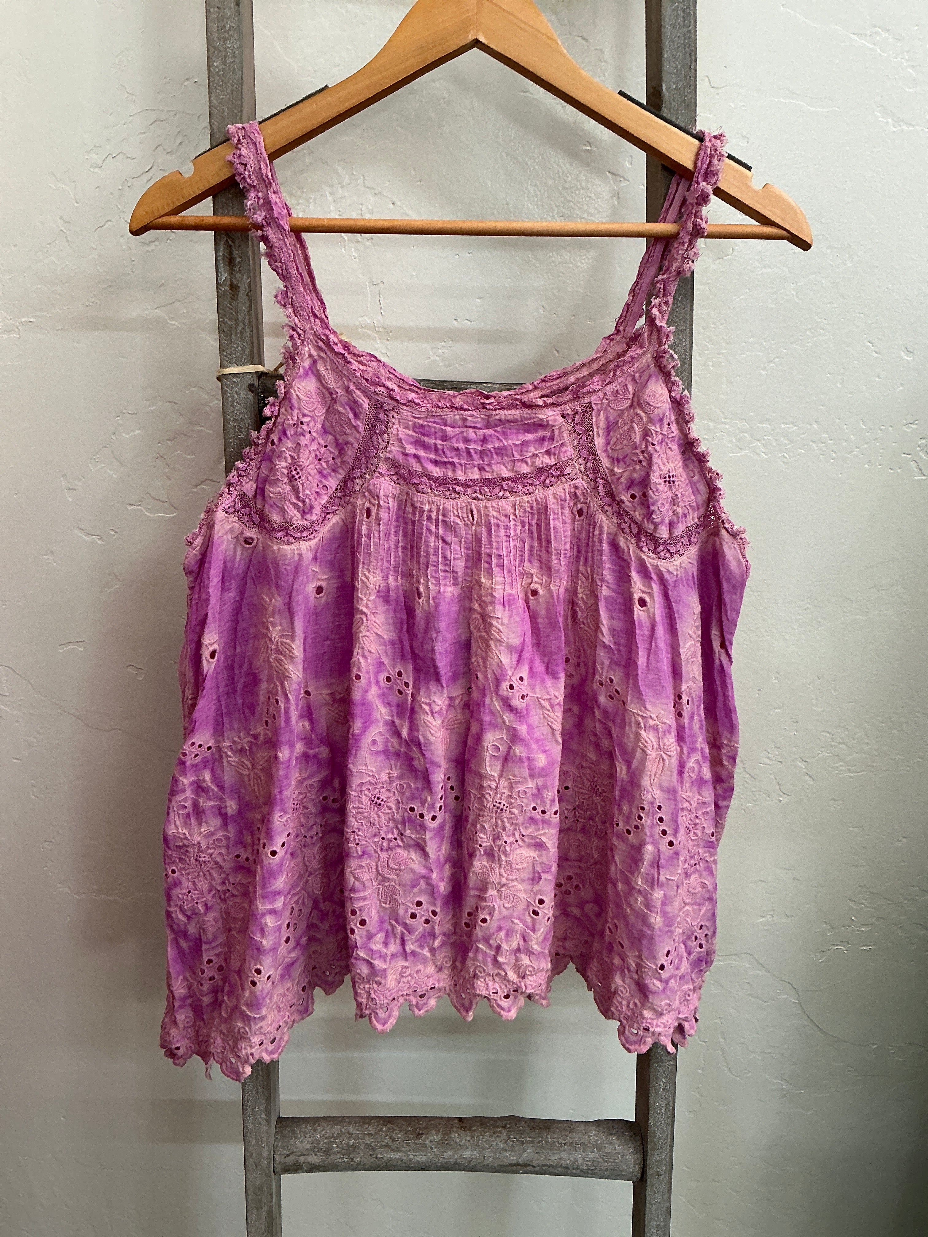 Eyelet Clementine Tank