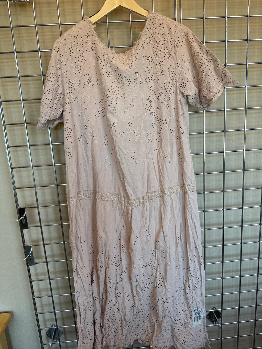 Eyelet vintage dress
