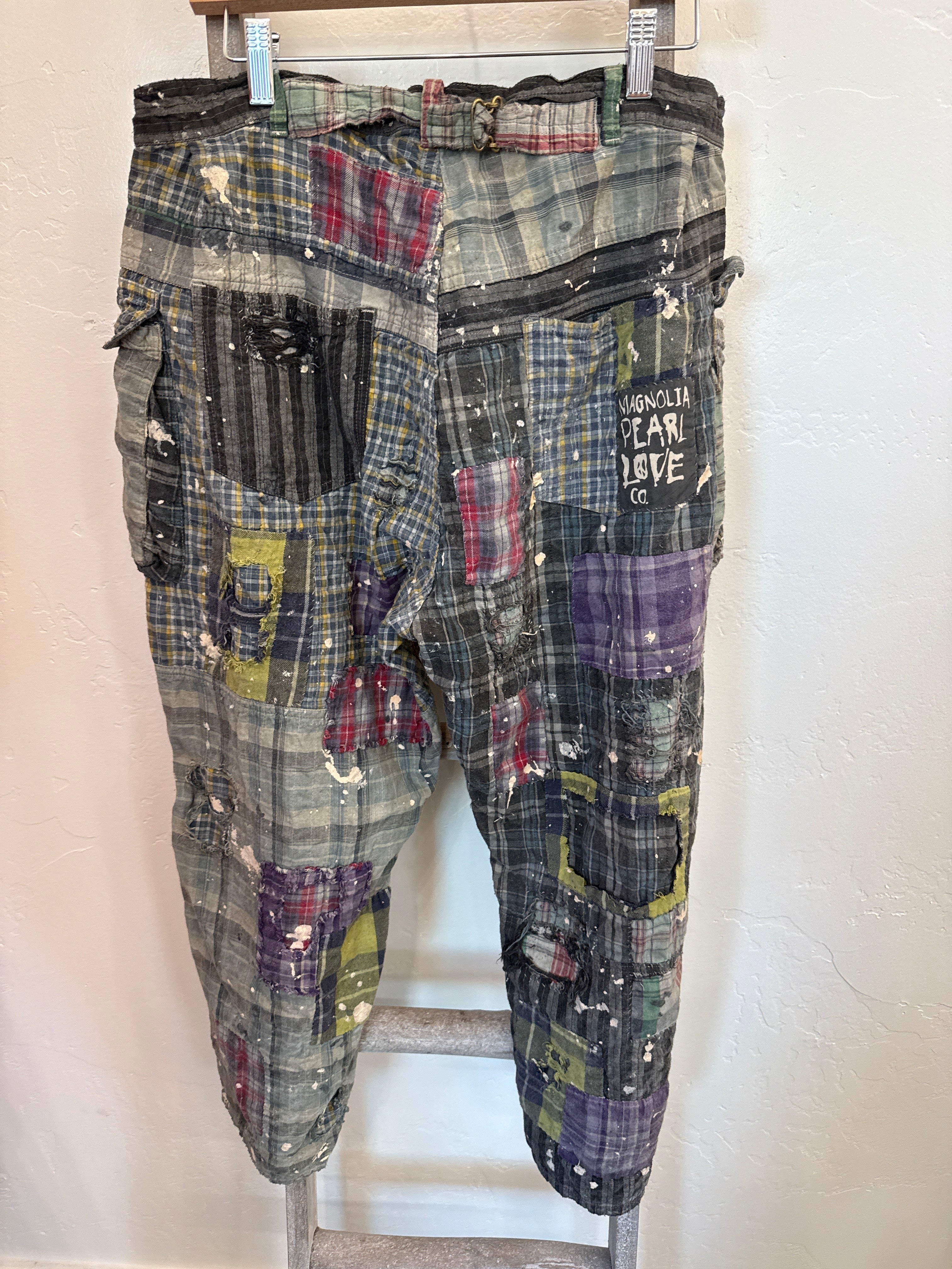 Oxford cargo pants