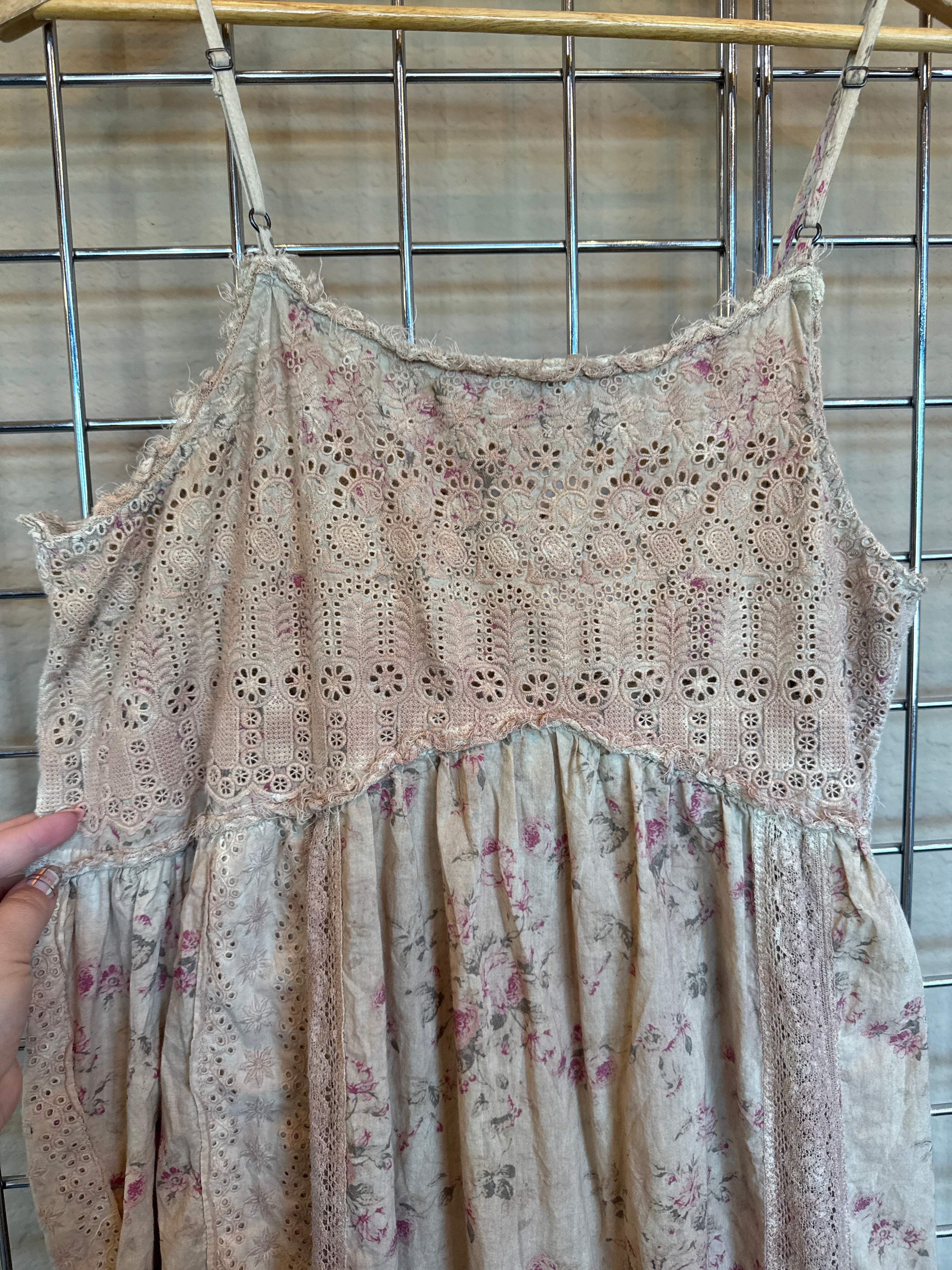 Eyelet esi cami dress