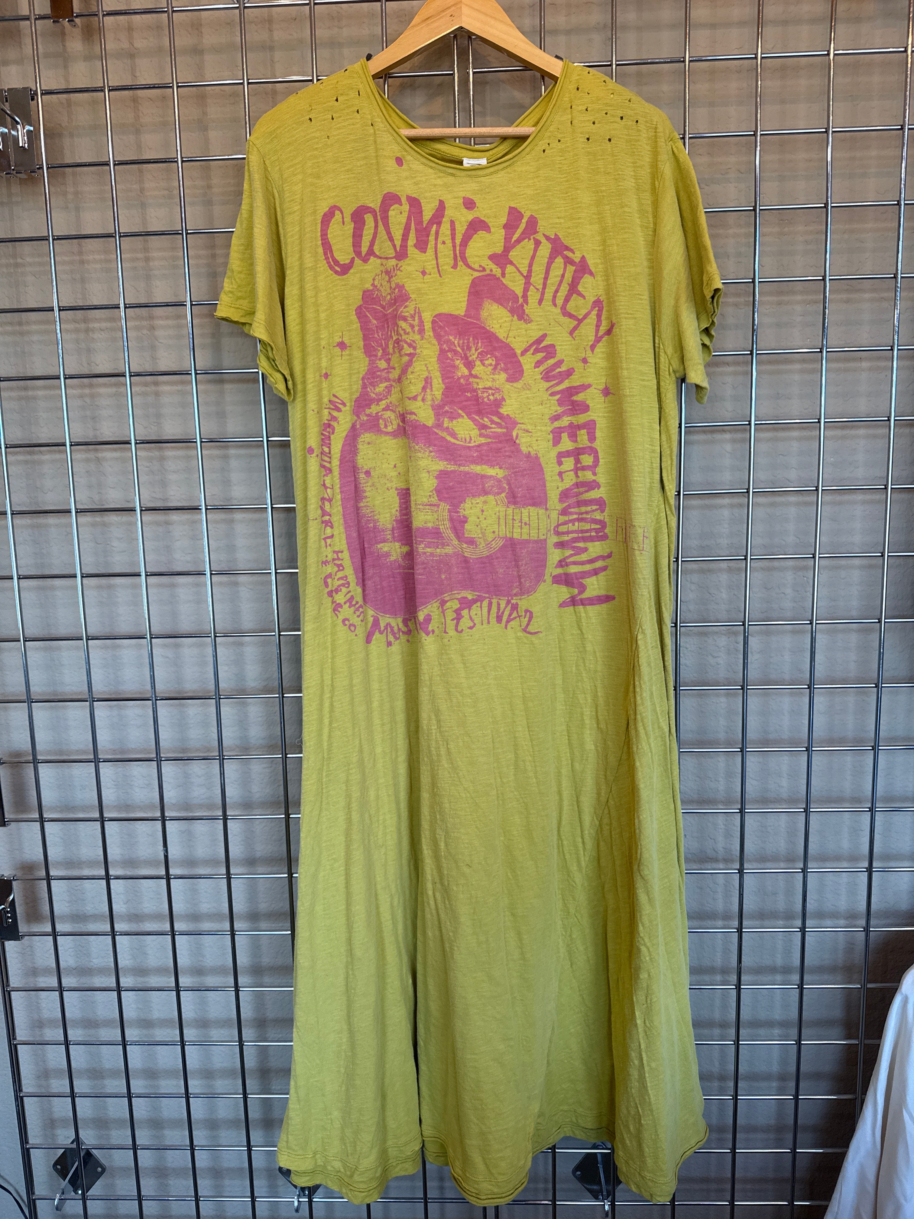 Cosmic kitten t dress
